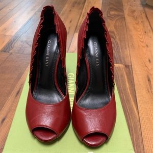 Red Leather Gianni Bini